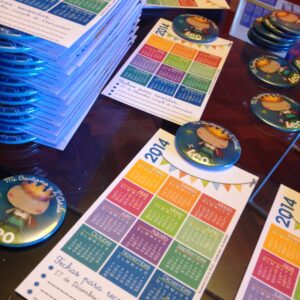 Iman chapita con calendario