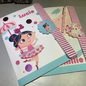 Set sobres, tarjetas personales y stickers