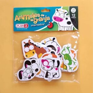 imantados animales de la granja