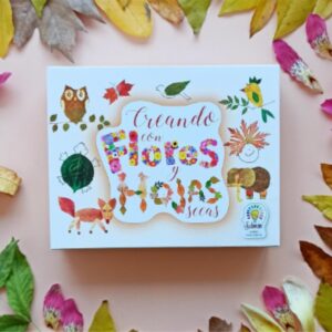 Creando con flores y hojas